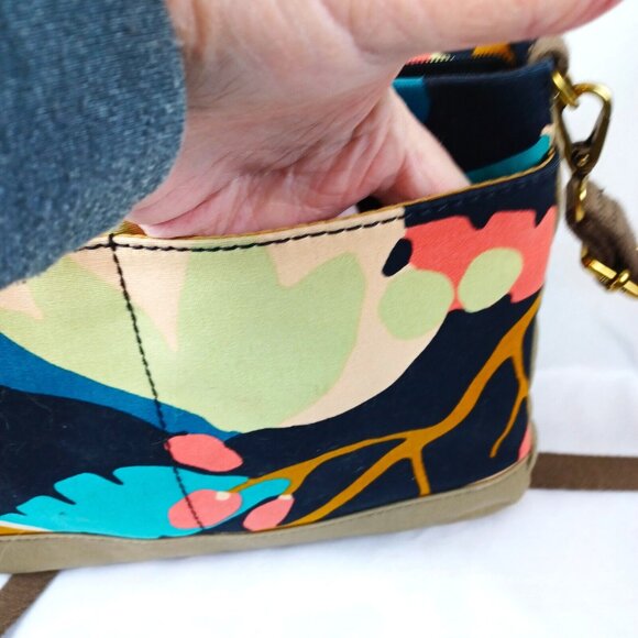 Fossil Crossbody Bag East West Satchel Purse - Picture 7 of 16